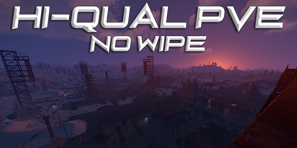 [US] Hi-Qual PVE|Zombies|Kits|Raid Bases|NO WIPE