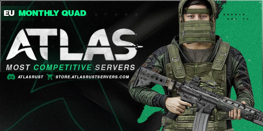 Atlas - EU 2X Monthly Solo/Duo/Trio/Quad | Vanilla+ | No BP Wipes